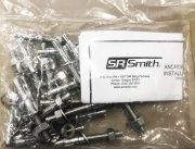 Slide Deck Anchor Flange Kit with Concrete Anchors Hardware