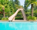 SR Smith Typhoon Left Turn Pool Slide - Sandstone