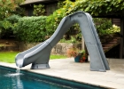 SR Smith Typhoon Left Turn Pool Slide -  Grey Granite