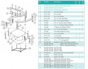SR Smith Cantilever Jump Stand and Frontier III Board Complete - 6' Pebble with Clear Tread