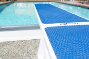 SR Smith Salt Pool Jump System With TrueTread Board Complete - 6' White with Blue Top Tread