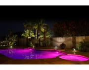 SR Smith Kelo Color RGB LED Underwater Pool Light, 7W 12V 150' Cord, 8 Light Bulk Pack