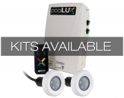 SR Smith poolLUX Plus2 Multi-Zone Wireless Lighting Control System with Remote, 120 Watt 120V Transformer, Includes 3 Treo Light Kit, 3TR-PLX-PL2