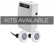 SR Smith poolLUX Power Lightning Control System, 60 Watt Transformer,  Includes 2 Treo Light Kit, 2TR-PLX-PW60